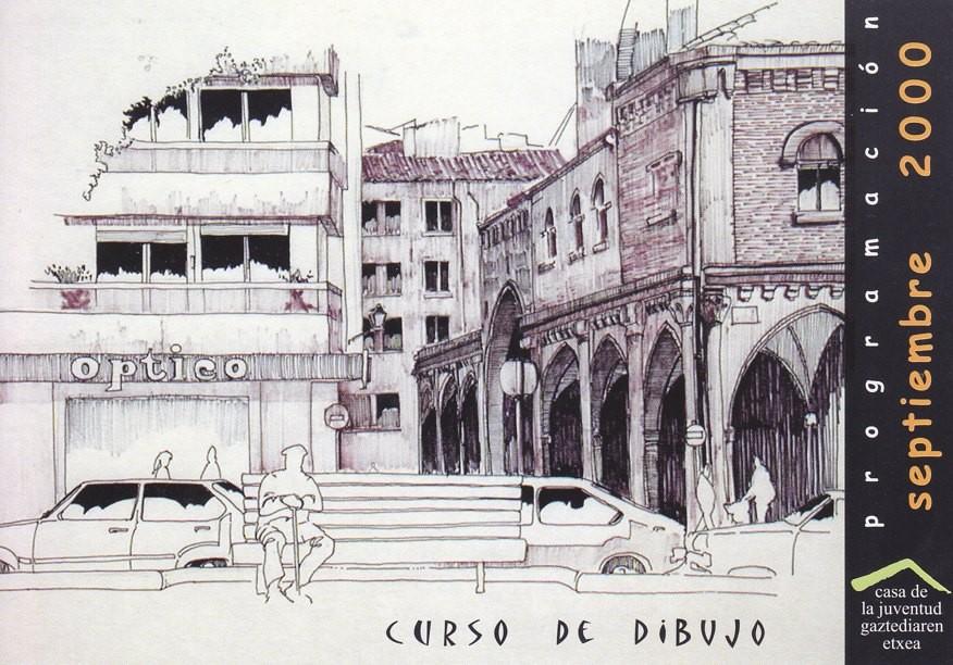 Postal 60616. Curso de dibujo. Publicitaria Casa de juventud GAZTEDIAREN ETXEA