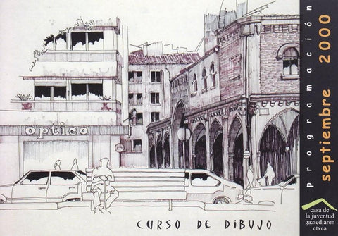 Postal 60616. Curso de dibujo. Publicitaria Casa de juventud GAZTEDIAREN ETXEA