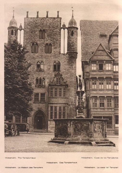 Lamina/Foto KURT HIELSCHE Deuschtland No. 120: HILDESHEIM. THE TEMPLERHAUS
