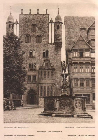 Lamina/Foto KURT HIELSCHE Deuschtland No. 120: HILDESHEIM. THE TEMPLERHAUS