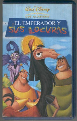 VHS Cine: EL EMPERADOR Y SUS LOCURAS - Los Clasicos Disney, No.40
