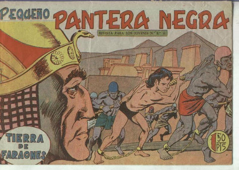 Pequeño Pantera Negra numero 162: Tierra de faraones