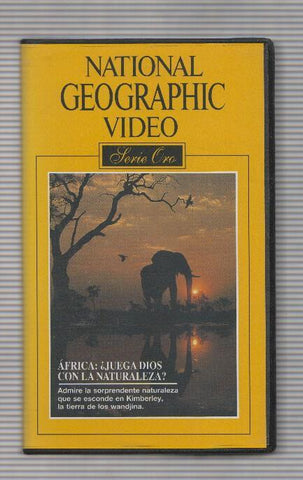 Pelicula VHS: NATIONAL GEOGRAPHIC, Serie Oro - Numero 49: Africa, ¿Juega Dios con la Nraturaleza?