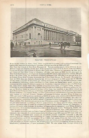LAMINA ESPASA 9624: Palacio de Correos de Nueva York