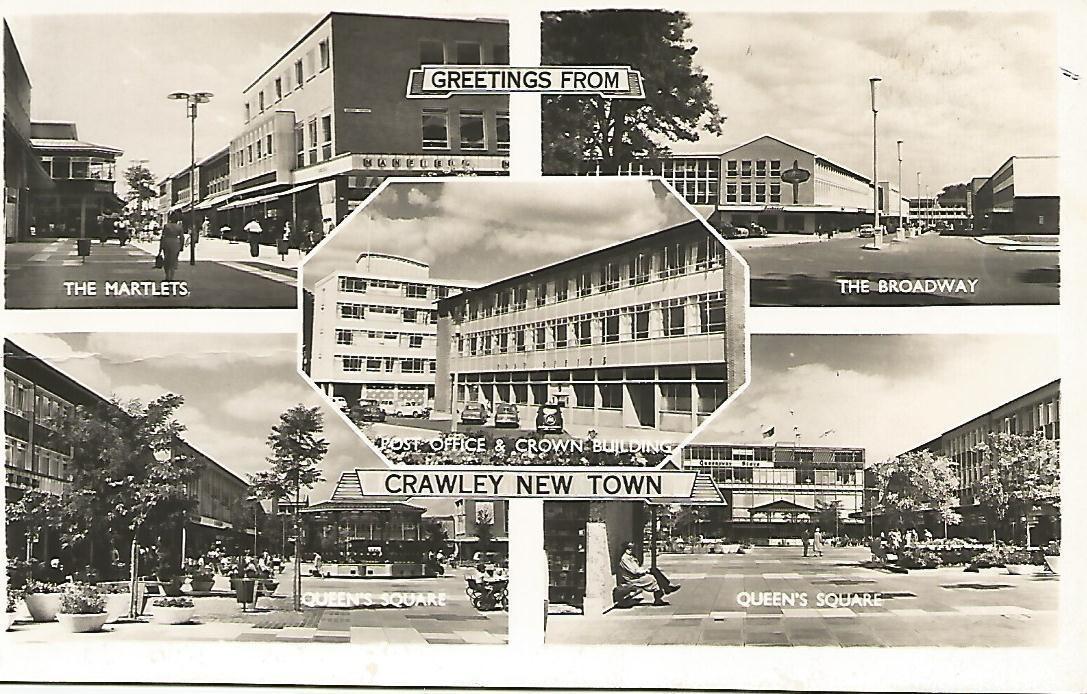 Postal 51220: CRAWLEY - Vistas