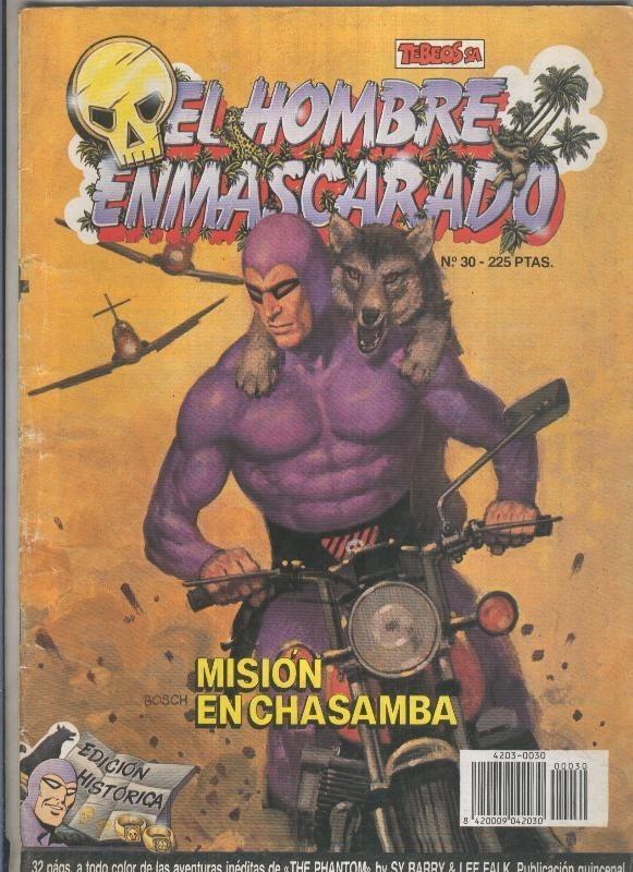 El Hombre Enmascarado numero 30 (numerado 1 en trasera)