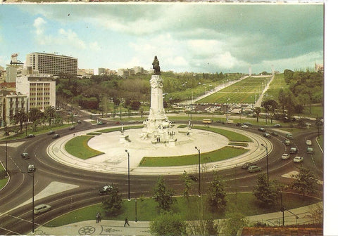 Postal 038352 : Lisboa - Portugal. Marquis of Pombal Square