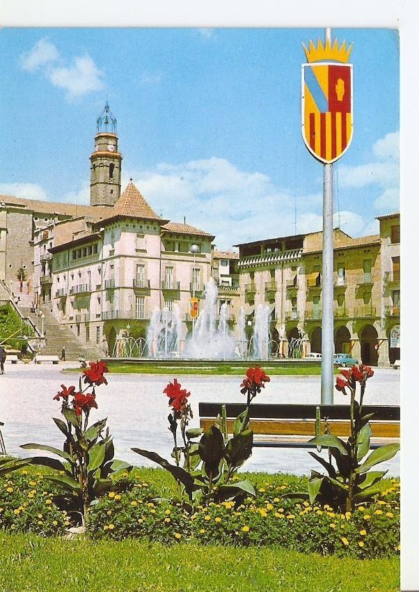 Postal 041510 : Manlleu. Plaza de España