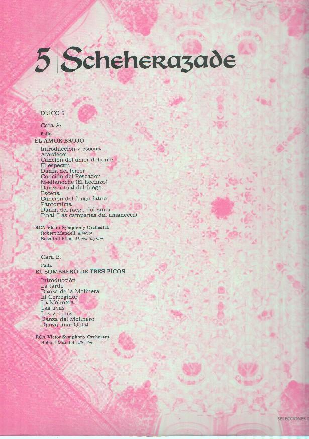 DISCO/VINILO: SHEHERAZADE, Un Festival de Musica Exotica: Disco Numero 05 (Readers Digest 1970)