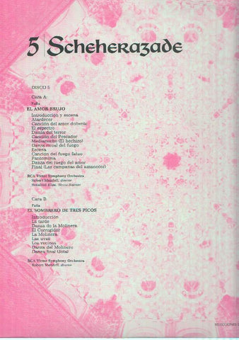 DISCO/VINILO: SHEHERAZADE, Un Festival de Musica Exotica: Disco Numero 05 (Readers Digest 1970)