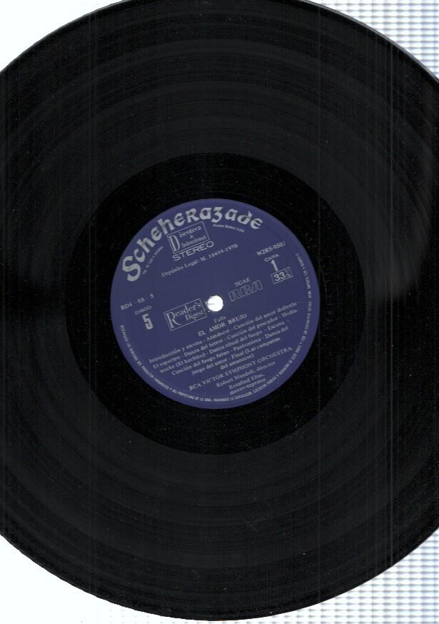 DISCO/VINILO: SHEHERAZADE, Un Festival de Musica Exotica: Disco Numero 05 (Readers Digest 1970)