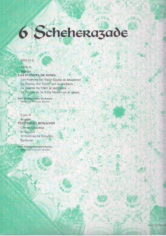 DISCO/VINILO: SHEHERAZADE, Un Festival de Musica Exotica: Disco Numero 06 (Readers Digest 1970)