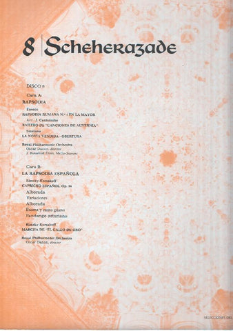 DISCO/VINILO: SHEHERAZADE, Un Festival de Musica Exotica: Disco Numero 08 (Readers Digest 1970)