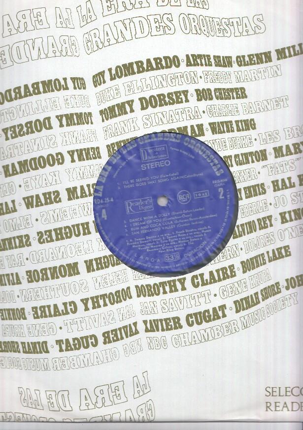DISCO/VINILO: LA ERA DE LAS GRANDES ORQUESTAS: Disco Numero 04  (Readers Digest 1968)