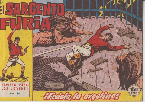 Bruguera: El Sargento Furia numero 34: Fedala, la argelina