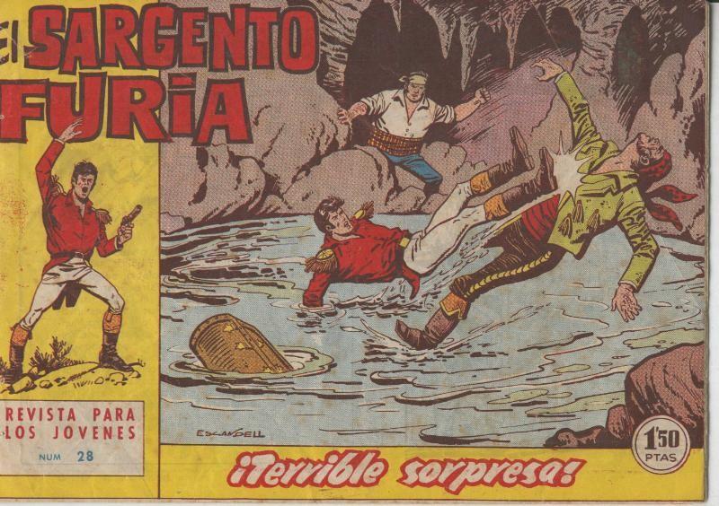 Bruguera: El Sargento Furia numero 28: Terrible sorpresa