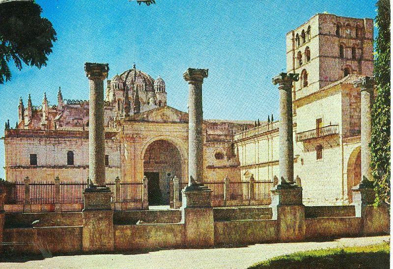 Postal 6459 : Fachada de la catedral, Zamora