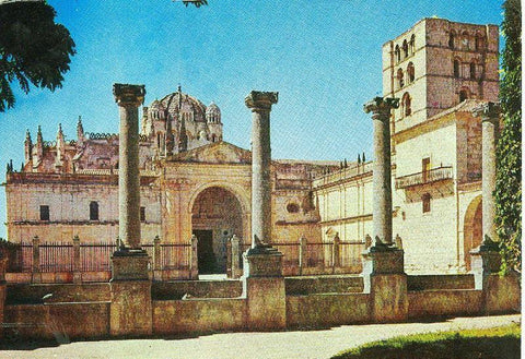 Postal 6459 : Fachada de la catedral, Zamora