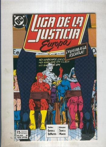 Liga de la Justicia Europa numero 06 (numerado 2 en trasera)