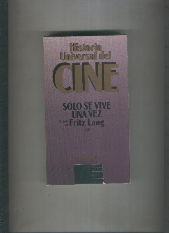 Video VHS: Solo se vive una vez de Fritz Lang