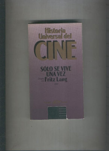 Video VHS: Solo se vive una vez de Fritz Lang