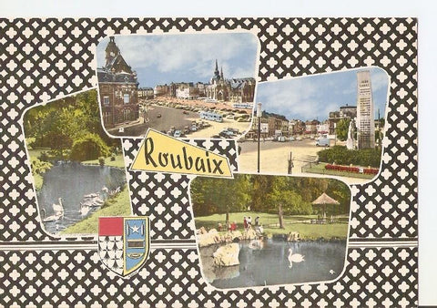 Postal 023302 : Souvenir de Roubaix, place de la Liberte