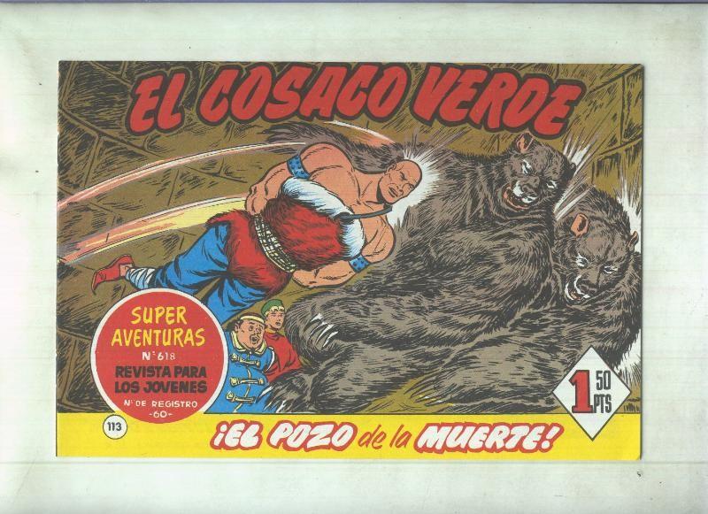 Facsimil de Ediciones B: El Cosaco Verde numero 113: El pozo de la muerte
