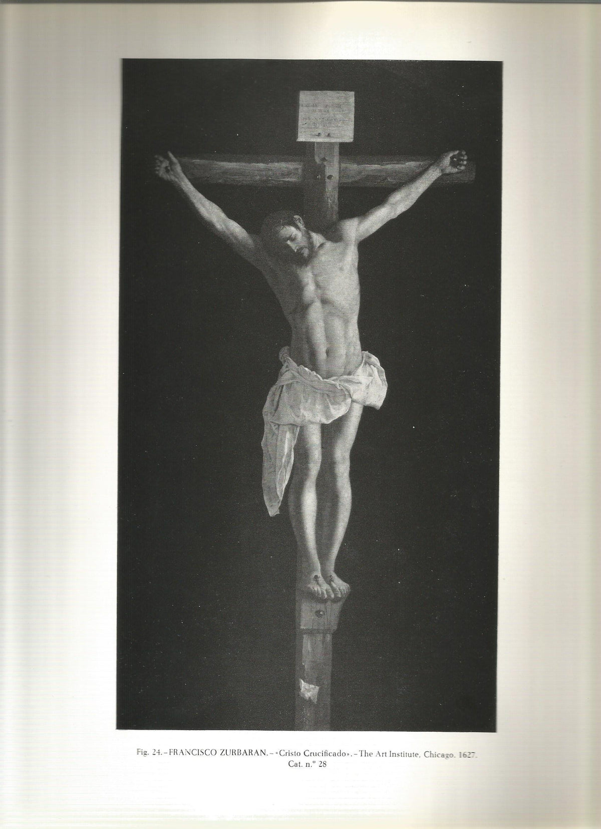 Lamina 012: Zurbaran. Cristo crucificado