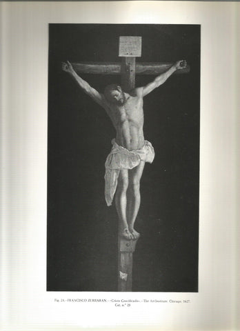 Lamina 012: Zurbaran. Cristo crucificado