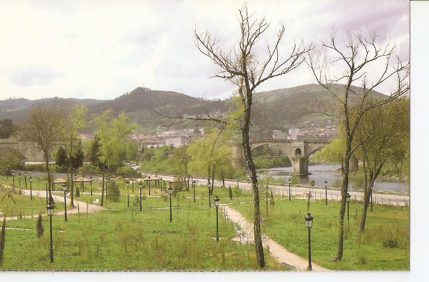 Postal 046271 : Finca Mendez y Puente Romano. Ourense