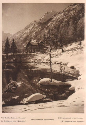 Lamina/Foto KURT HIELSCHE Deuschtland No. 011: THE CHRISTLES-SEE NEAR OBERSTDORF
