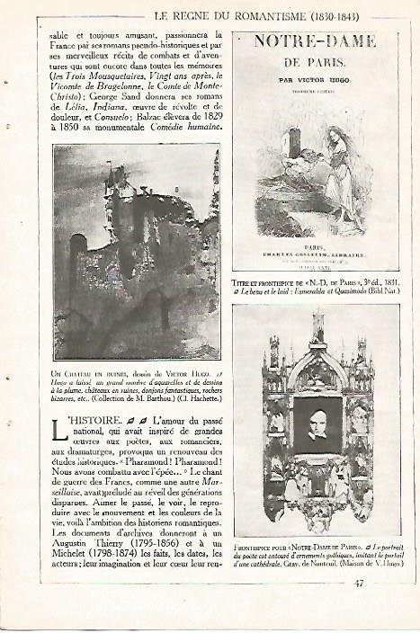 LAMINA 3881: CASTILLO EN RUINAS DISEÑO DE VICTOR HUGO