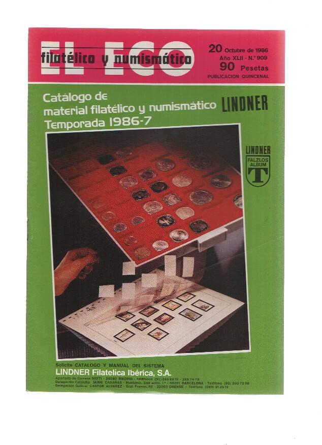 El Eco Filatelico y Numismatico numero 0909: La Efilna-86 y la Mezquita de Cordoba