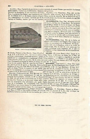 LAMINA ESPASA 15507: Instituto Nacional de Enseñanza de Alajuela Costa Rica