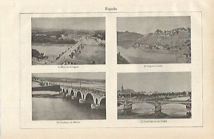 LAMINA ESPASA 15530: El Ebro Tajo Guadiana y Guadalquivir