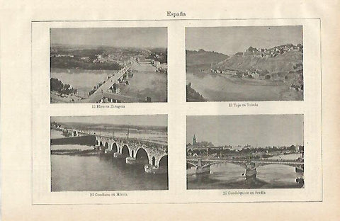 LAMINA ESPASA 15530: El Ebro Tajo Guadiana y Guadalquivir