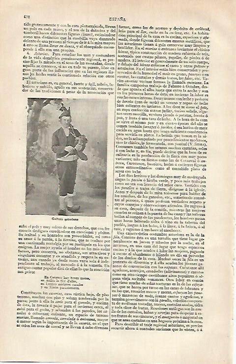 LAMINA ESPASA 15652: Gaitero asturiano