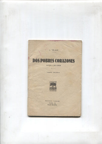 Dos pobres corazones (no conserva cubierta original)