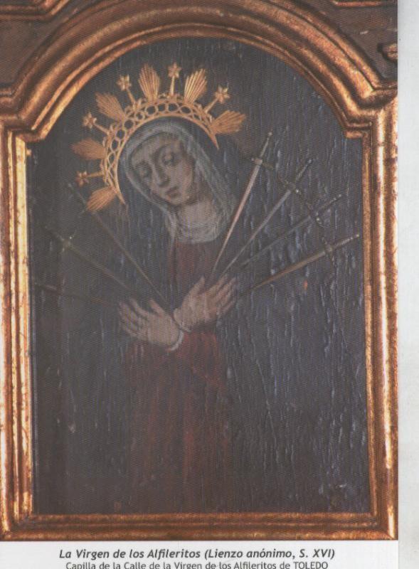 Postal 011814: Virgen Ntra Sra de los Alfilaritos, capilla virgen alfilaritos de Toledo