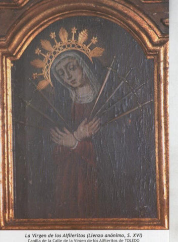 Postal 011814: Virgen Ntra Sra de los Alfilaritos, capilla virgen alfilaritos de Toledo