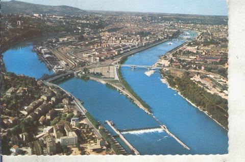 Postal 013512: Vista general de Lyon, Francia