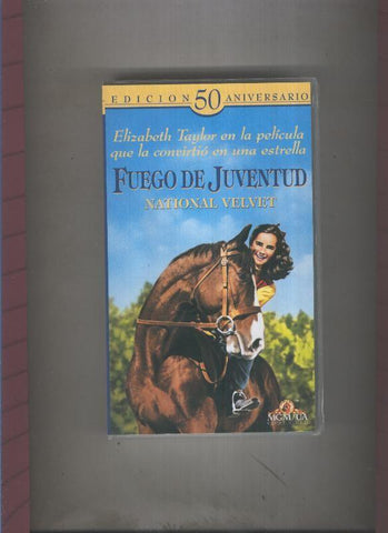 Video VHS: Fuego de juventud con Elizabeth Taylor