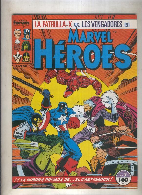 Marvel Heroes numero 07: La Patrulla X vs Los Vengadores (numerado 4 en trasera)