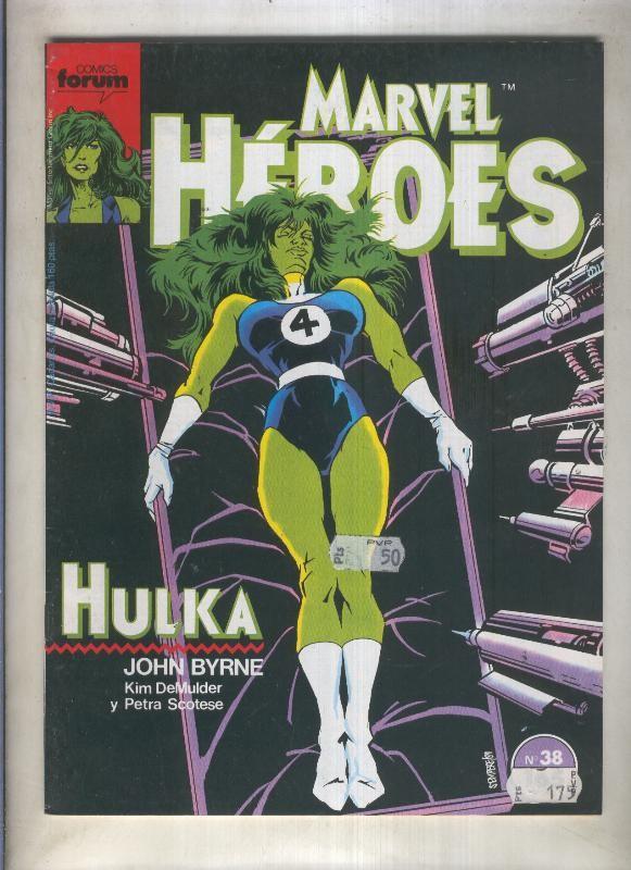 Marvel Heroes numero 38: Hulka (numerado 1 en trasera)