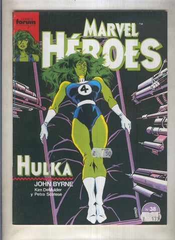 Marvel Heroes numero 38: Hulka (numerado 1 en trasera)