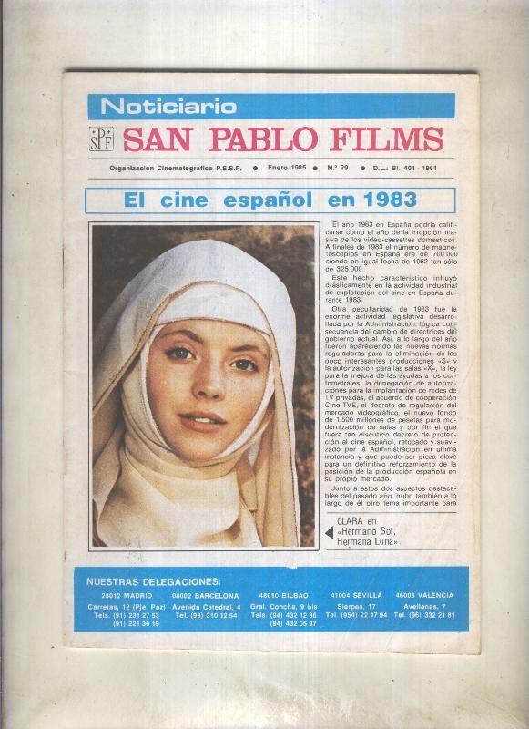 San Pablo Films Noticiario numero 29, enero 1985