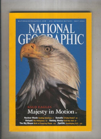 National geographic 2002 july Bald eagles majesty in motion 