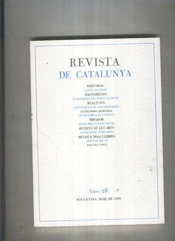 Revista de catalunya numero 28