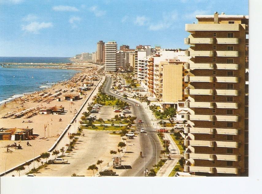 Postal 025815 : Paseo Maritimo y playas Fuengirola (Malaga). Costa del Sol
