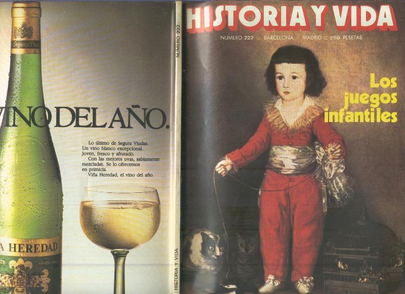 Historia y vida numero 222: Los juegos infantiles
